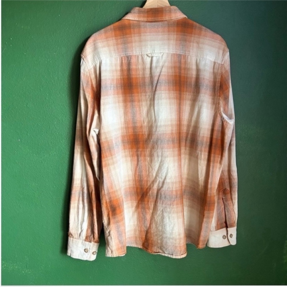 Pre-loved Pendleton Men’s Plaid Beach Shack Cotton Shirt size XL - Picture 6 of 8